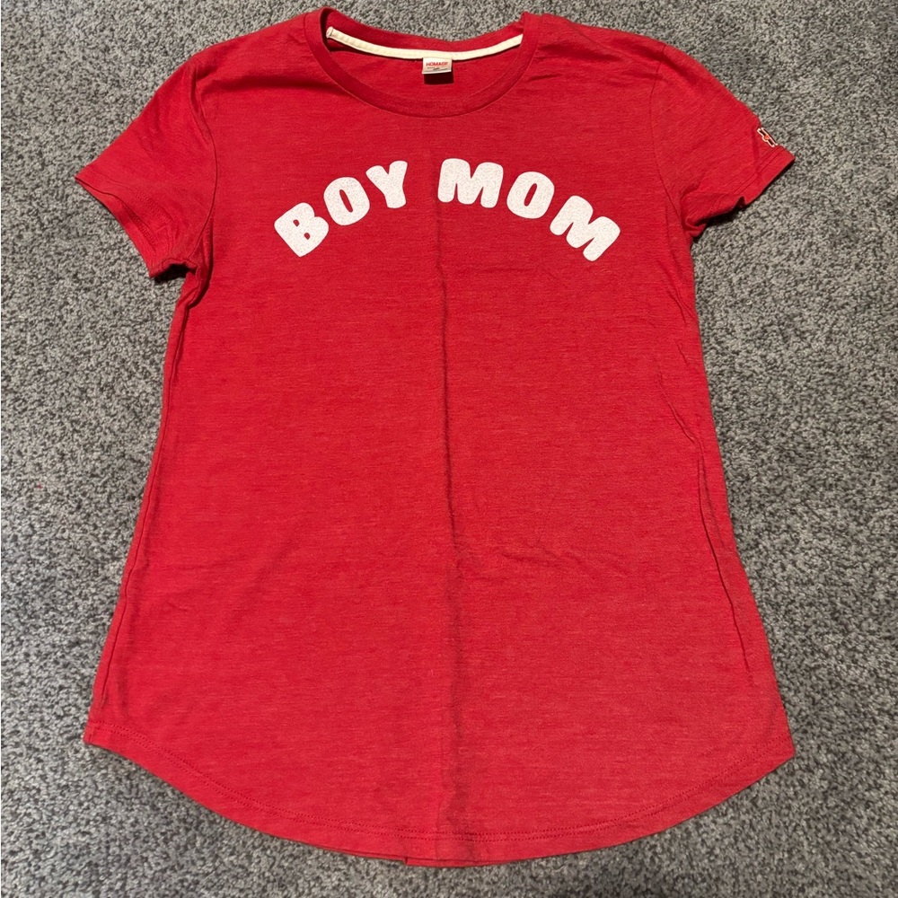 Homage boy mom t shirt